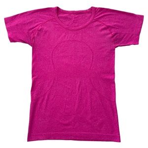 lululemon athletica Pink Short Sleeve Tee